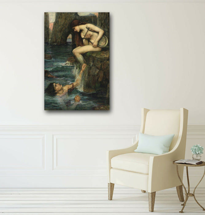 CANVAS WALL ART PAINTING PRINT ARTWORK WOMAN John William Waterhouse The Siren