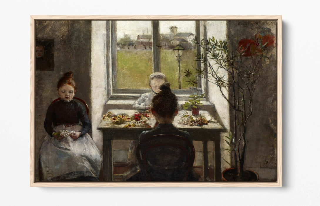 Canvas Wall Art Print – Olga Boznanska Florists | Float Effect Canvas Decor