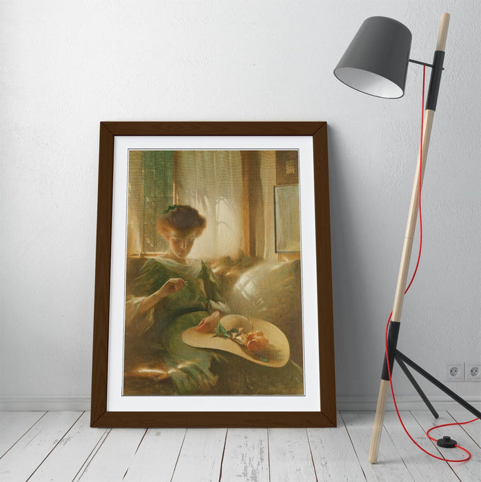 Framed Wall Art - John White Alexander The Ring Painting Print | Matte Paper Poster