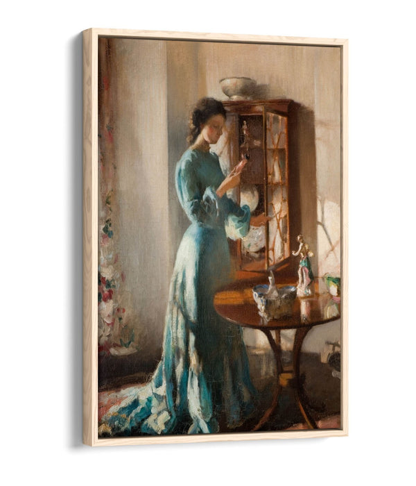 Canvas Wall Art | Henry Tonks The China Cabinet – Premium Float Effect Print