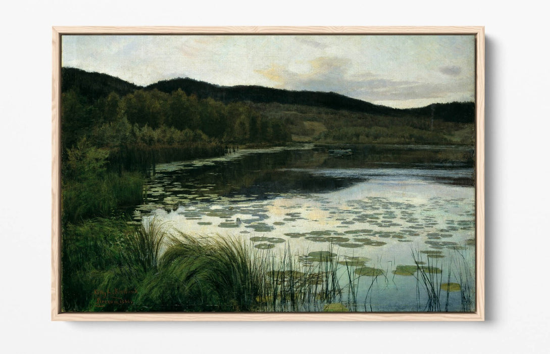 KITTY KIELLAND, SUMMER NIGHT -FLOAT EFFECT CANVAS WALL ART PIC PRINT