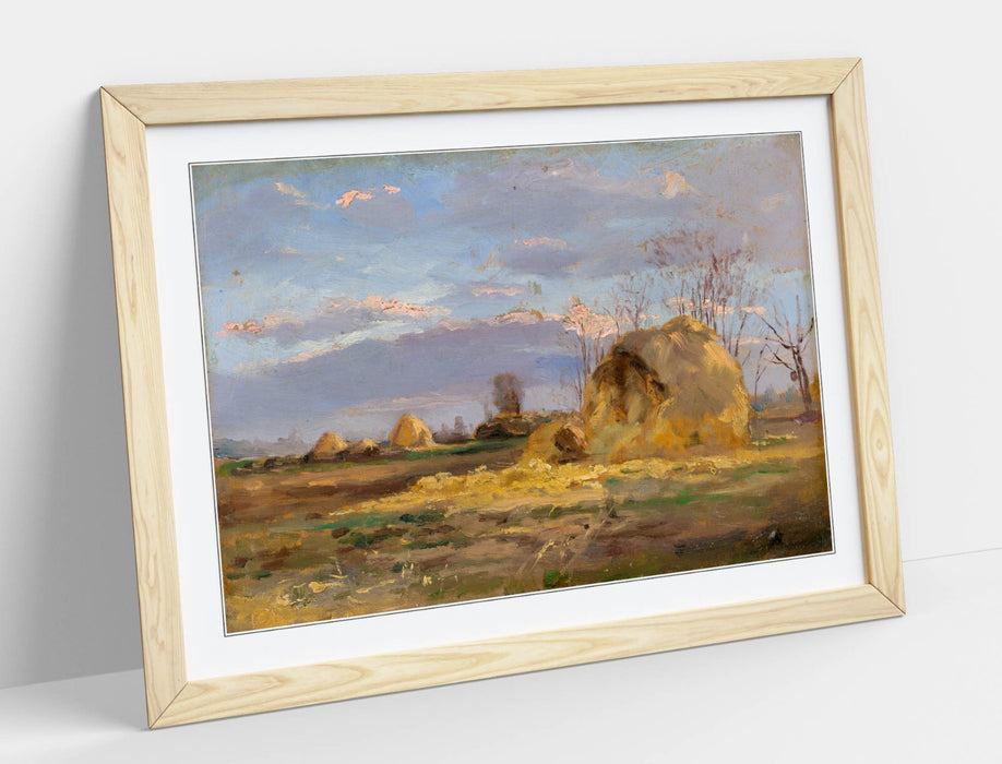 Framed Wall Art Featuring Ferdinand Katona Autumn Landscape Print - Handmade UK Art