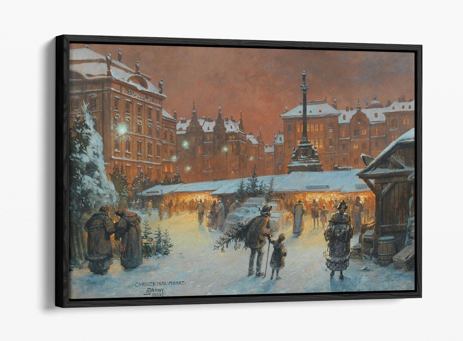 Canvas Wall Art - Christmas Canvas Print With Float Effect & Premium Frame