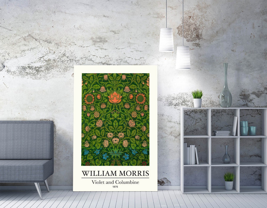 Canvas Wall Art | Handmade Wall Decor with William Morris Botanical Canvas Print