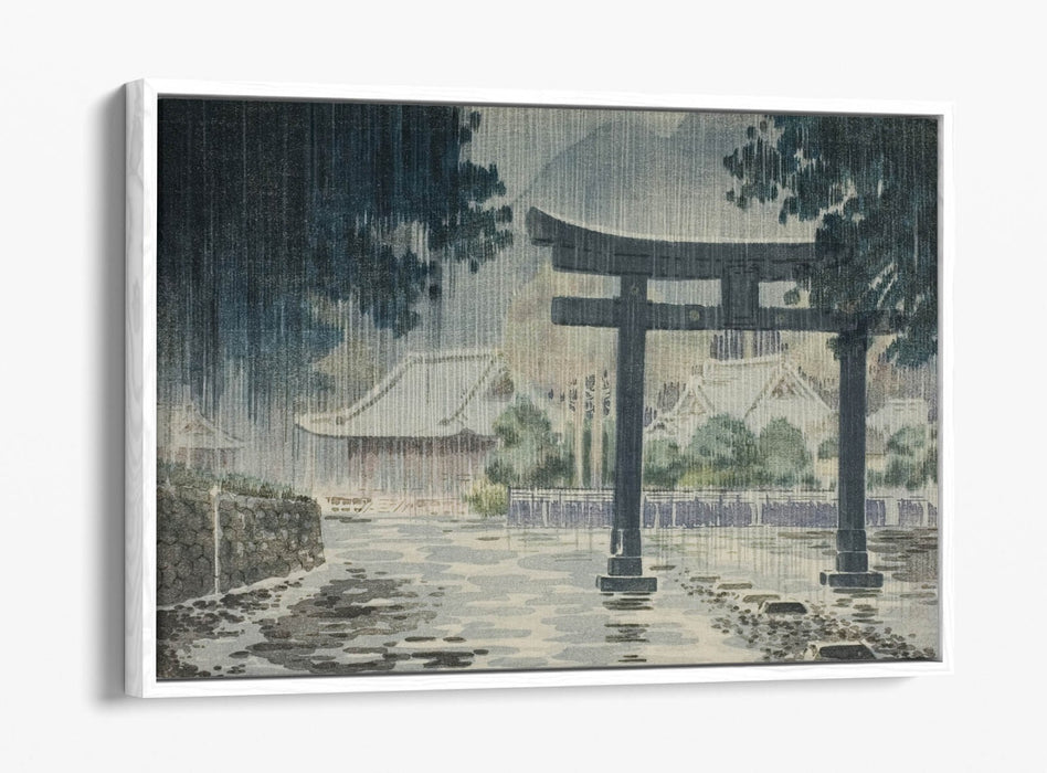 Canvas Wall Art Print - TSUCHIYA KOITSU Futarasan Shrine | Float Effect, Handmade