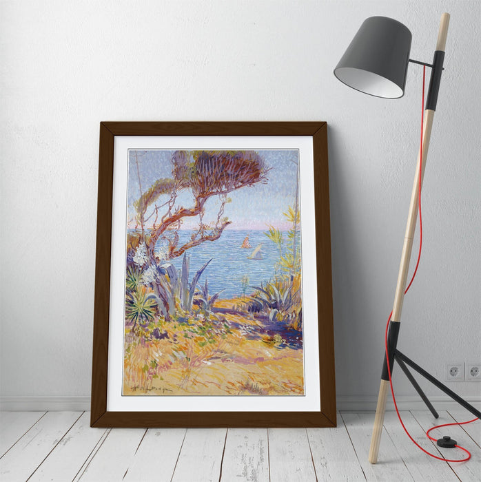 Framed Art Poster - Mediterranean Wall Art Print by William Dodge | Handmade UK Frame