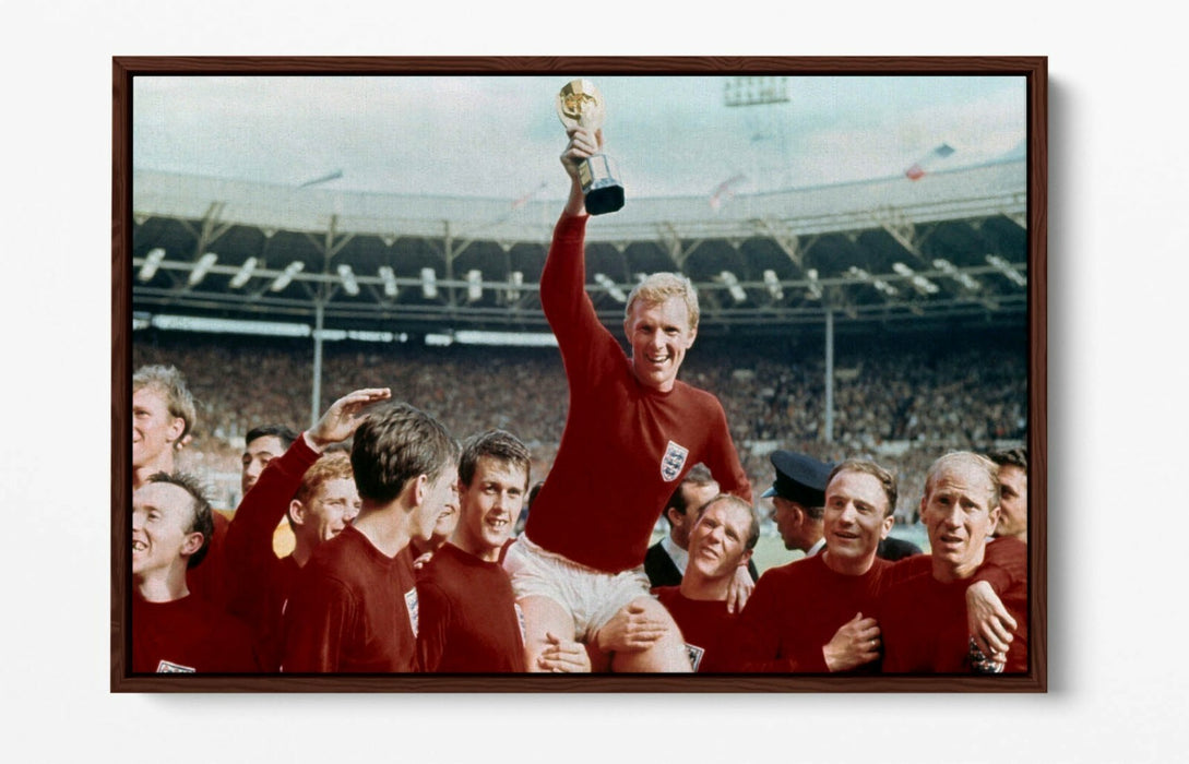 England World Cup Canvas - 1966 Float Effect Canvas Wall Art With Premium Varnish Finish