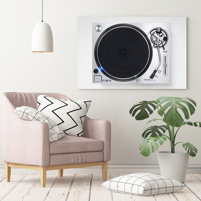Technics DJ Decks Canvas Wall Art Print – Handmade UK Canvas, Ready to Hang
