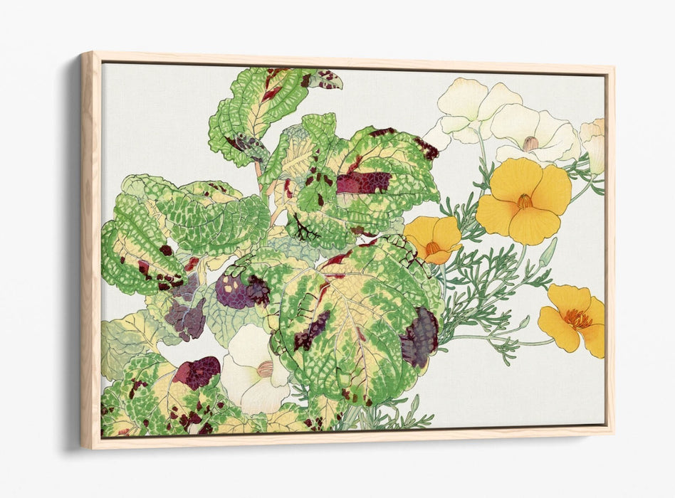 Canvas Wall Art - KONAN TANIGAMI Float Effect Botanical Wall Decor Print