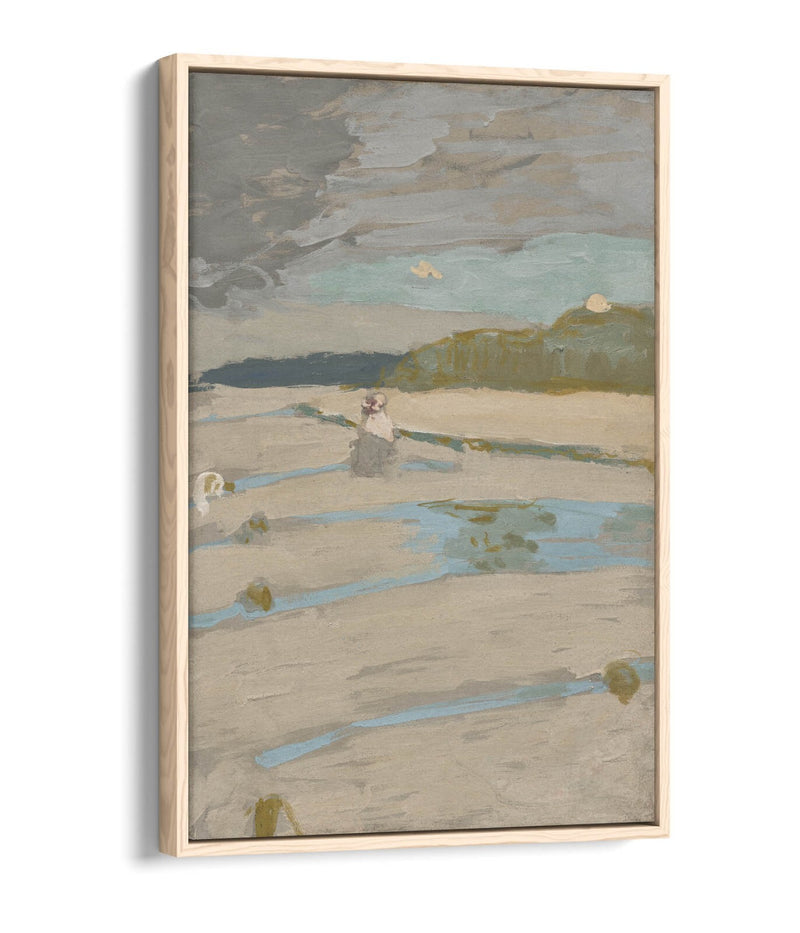 Canvas Wall Art Print – Edouard Vuillard Beach At Saint-Jacut | Float Effect Canvas