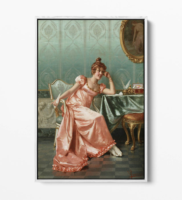 Canvas Wall Art Featuring Vittorio Reggianini | Float Effect Handmade Print