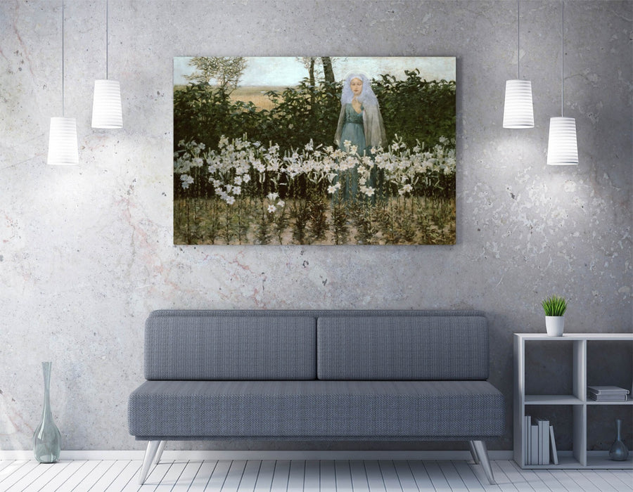 GEORGE HITCHCOCK, THE ANNUNCIATION -CANVAS WALL ARTWORK PICTURE PRINT