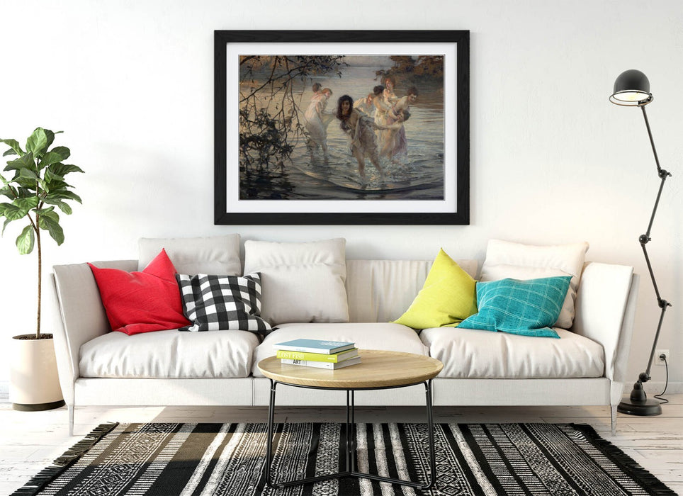 Framed Wall Art – Paul Emile Chabas Dancing Nymphs Print | Handmade UK Frame
