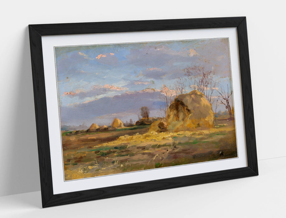 Framed Wall Art Featuring Ferdinand Katona Autumn Landscape Print - Handmade UK Art
