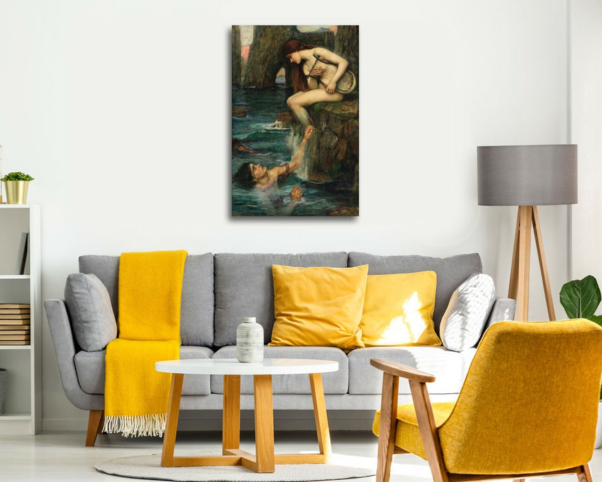 CANVAS WALL ART PAINTING PRINT ARTWORK WOMAN John William Waterhouse The Siren