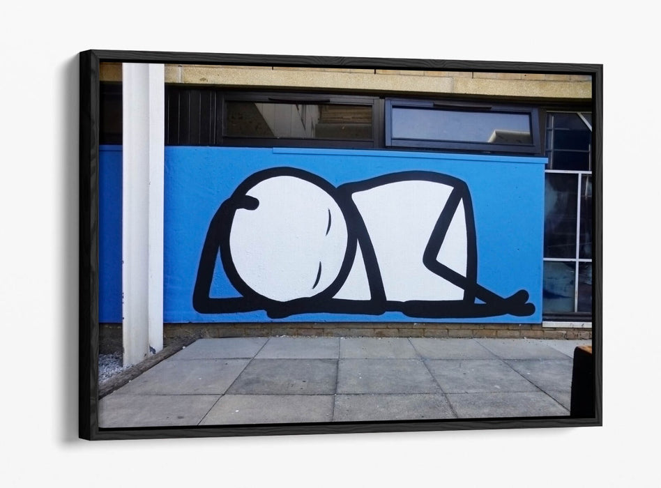 Canvas Wall Art – Stik Graffiti Wall Print With Float Effect & Vibrant Colors