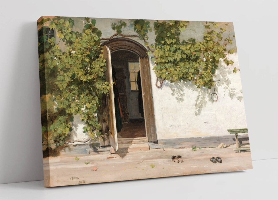 Canvas Wall Art – Martinus Rorbye Entrance To An Inn Print | Premium Handmade Canvas