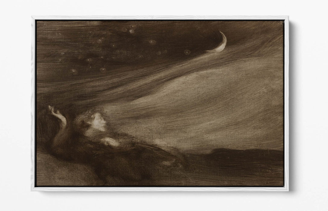 EUGENE CARRIERE, THE CONTEMPLATOR -FLOAT EFFECT CANVAS WALL ART PRINT