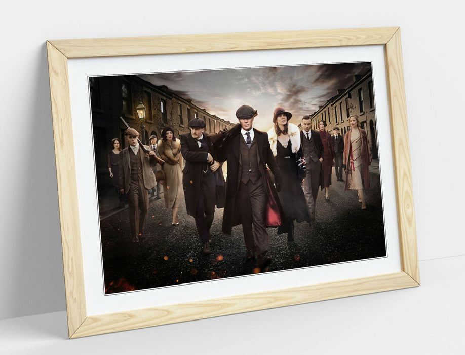 PEAKY BLINDERS CREW -ART FRAMED POSTER PICTURE PRINT ARTWORK-