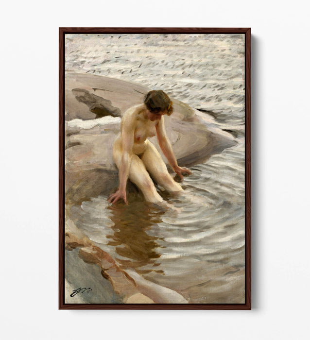 Float Effect Canvas Art – Premium Anders Zorn Wall Decor With Stylish Float Frame