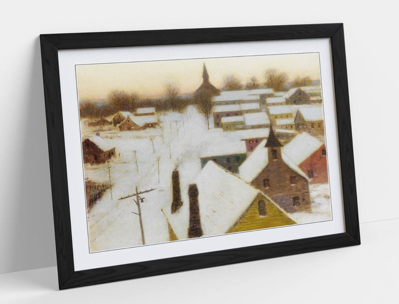 Framed Wall Art - L. Birge Harrison Frosty Morning Painting | UK Made Frames