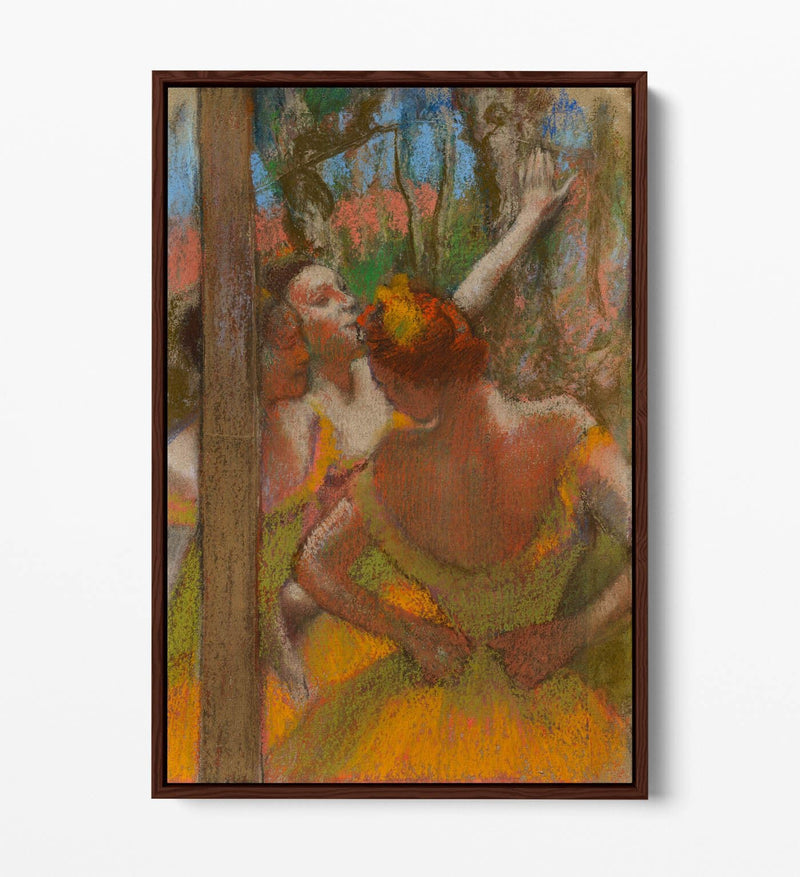 Canvas Wall Art Print - Edgar Degas Dancers Float Effect Premium Canvas