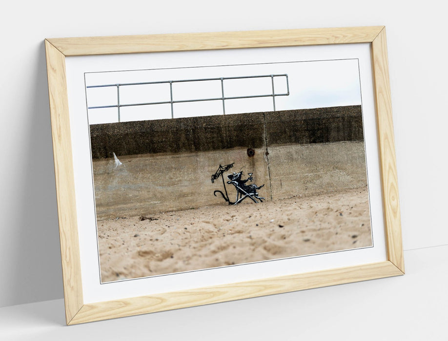 Banksy Graffiti Art - Framed Wall Art Poster Print | Handmade UK Matte Paper