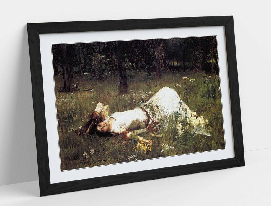 JOHN WILLIAM WATERHOUSE OPHELIA 1889 -ART FRAMED POSTER PICTURE PRINT ARTWORK-
