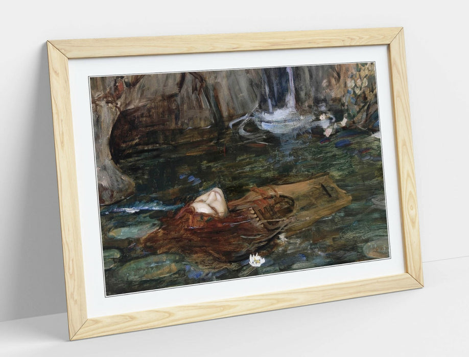 WATERHOUSE NYMPHS FIND HEAD ORPHEUS -ART FRAMED POSTER PICTURE PRINT ARTWORK-