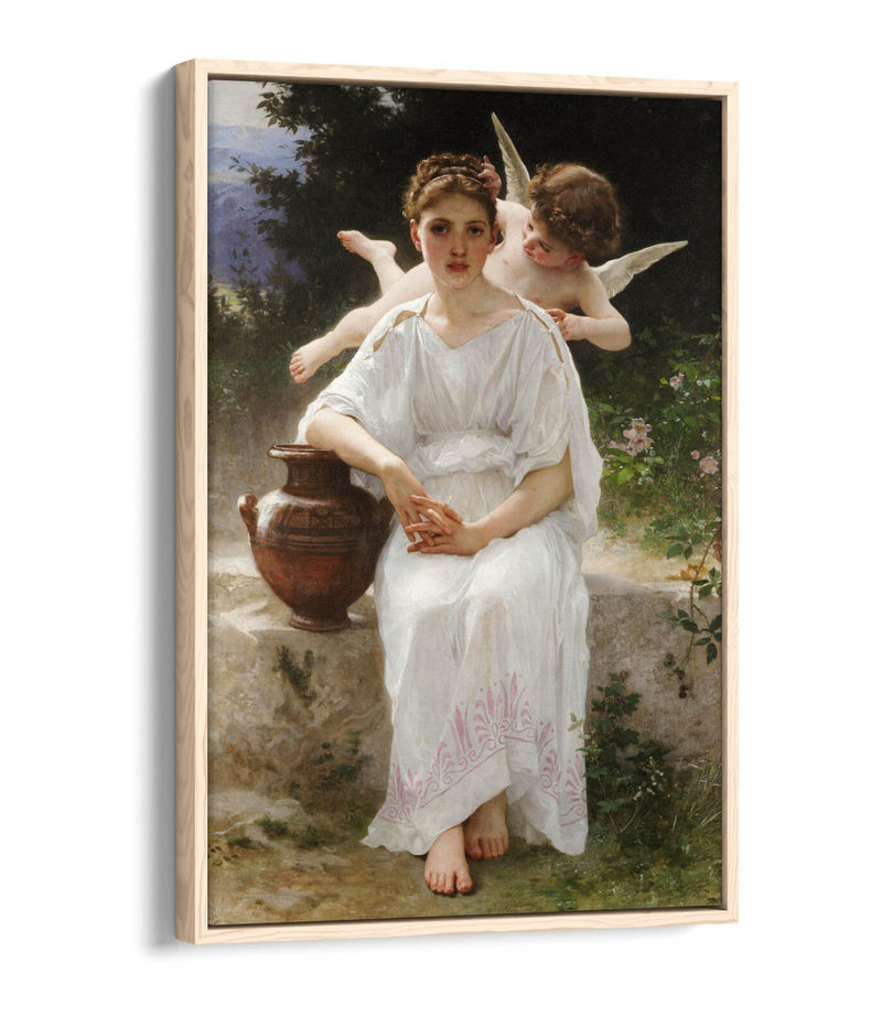 Float Effect Canvas Art | Romantic Classic Love Painting on 30mm Deep Frame Canvas