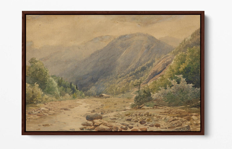Canvas Wall Art Print - Rainy Day Painting on Premium Float Effect Canvas