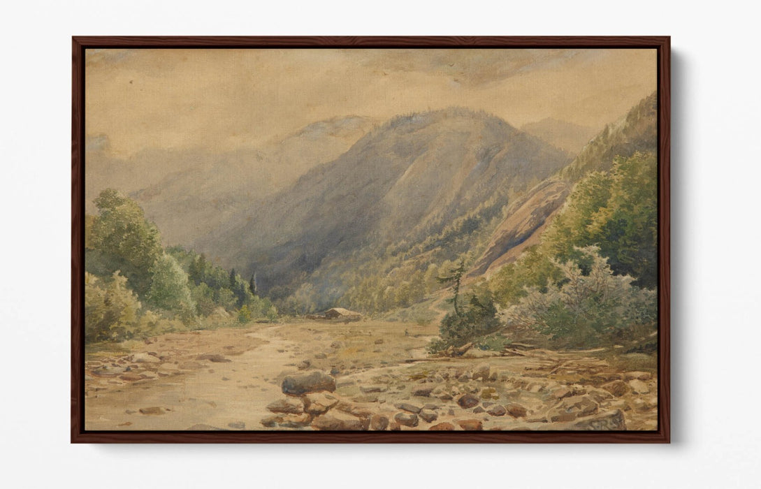 Canvas Wall Art Print - Rainy Day Painting on Premium Float Effect Canvas