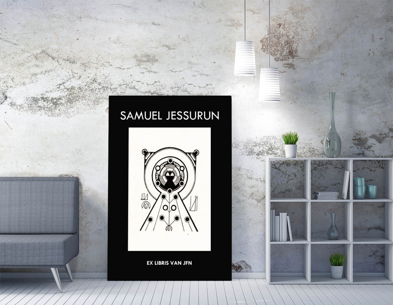 Gothic Canvas Art - Noir Gothic Poster | Handmade Canvas Wall Art Print