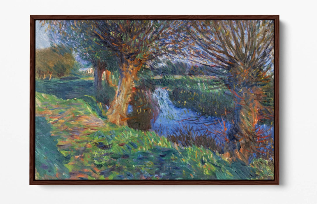 Canvas Wall Art Print With Float Effect | John Singer Sargent At Calcot Premium Frame