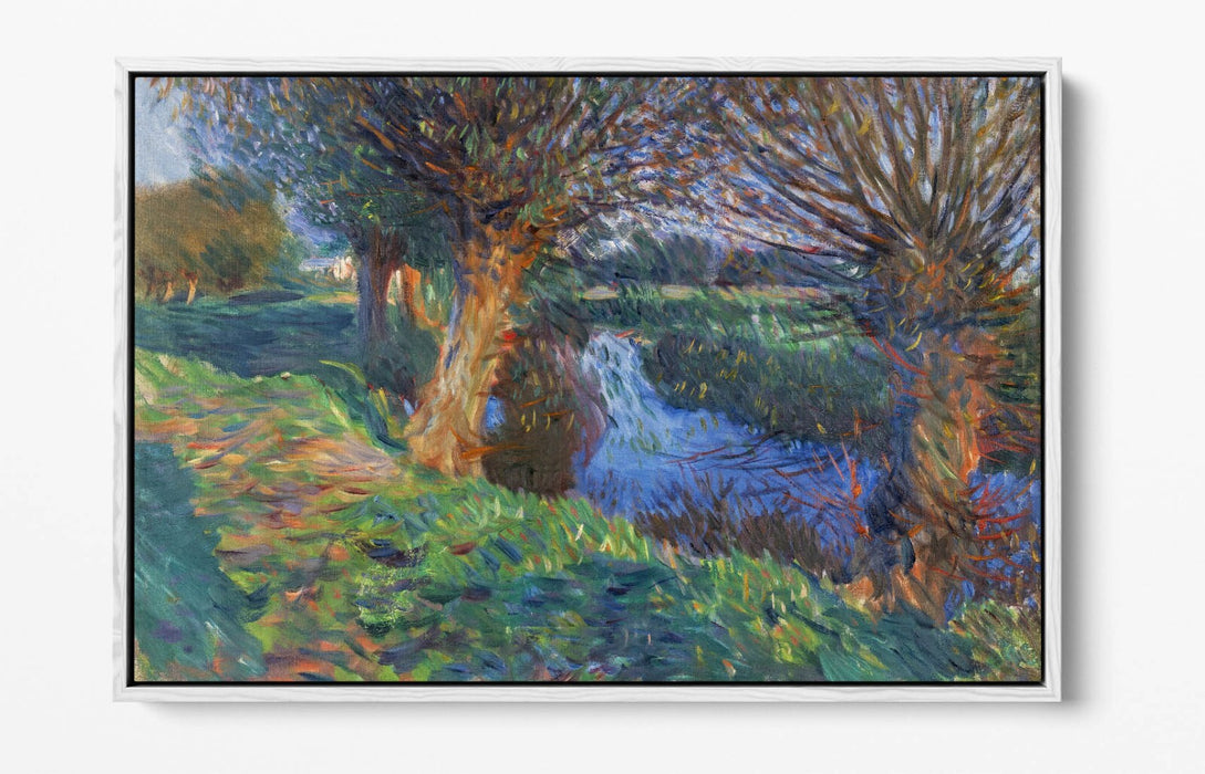 Canvas Wall Art Print With Float Effect | John Singer Sargent At Calcot Premium Frame