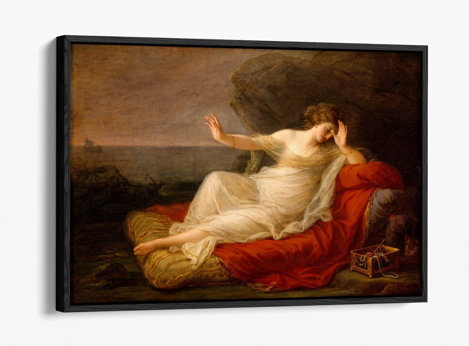 Float Effect Canvas Wall Art - Angelica Kauffman Ariadne Abandoned By Theseus Museum Quality Print