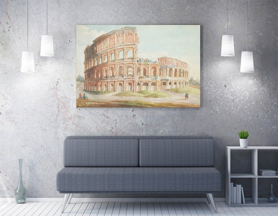 Canvas Wall Art - Michel-Vincent Brandoin Colosseum Rome Print, Ready to Hang