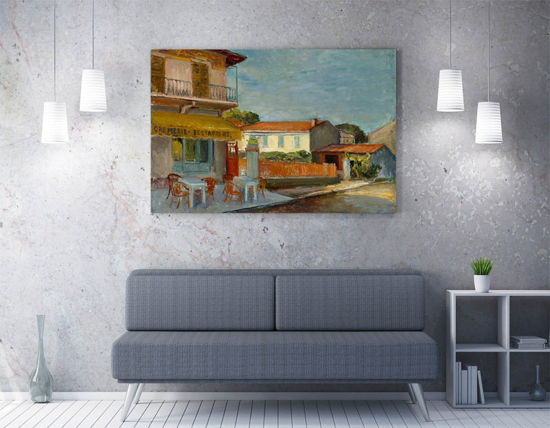 Canvas Wall Art - Meri Genetz Cityscape Of Cannes | Premium Handmade Print