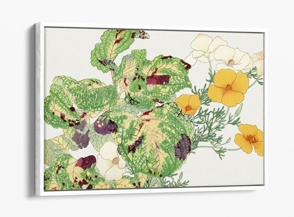 Canvas Wall Art - KONAN TANIGAMI Float Effect Botanical Wall Decor Print