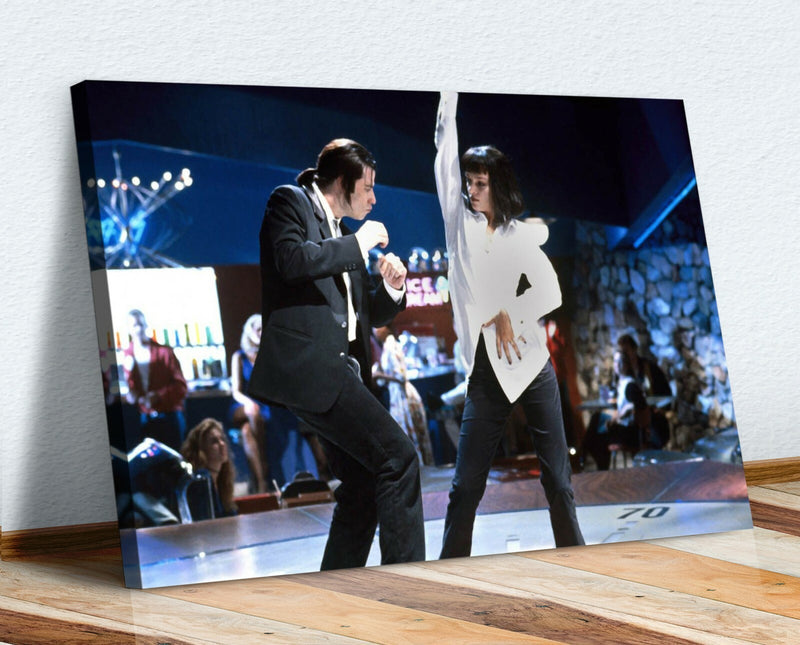 Canvas Wall Art | Pulp Fiction Dance Scene Canvas Print - Vibrant, Ready to Hang