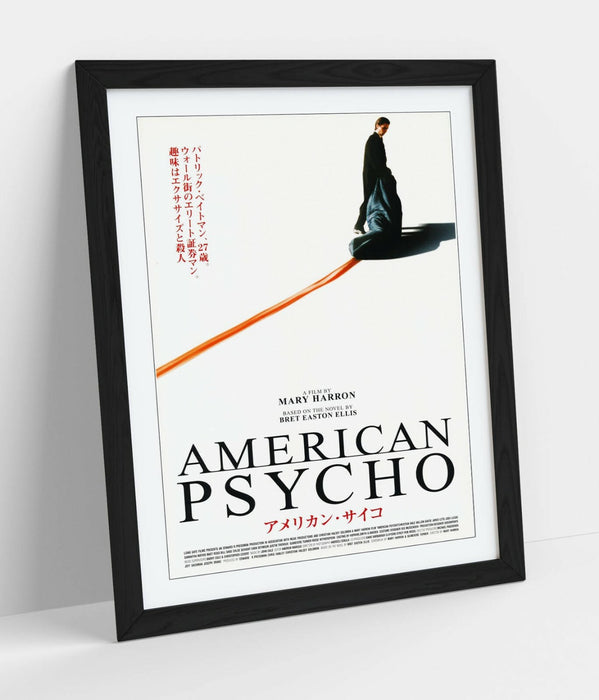 American Psycho Film Poster – Framed Wall Art | Handmade UK Art Print