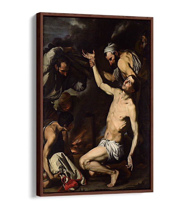 Canvas Wall Art Print - Classic Religious Painting By Jusepe De Ribera | Scratch Resistant Finish, Custom Framed
