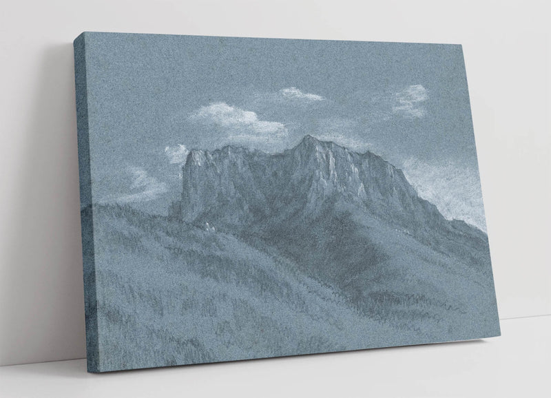 Canvas Wall Art – Johann Georg Von Dillis 'The Rauschberg' Custom Framed Print