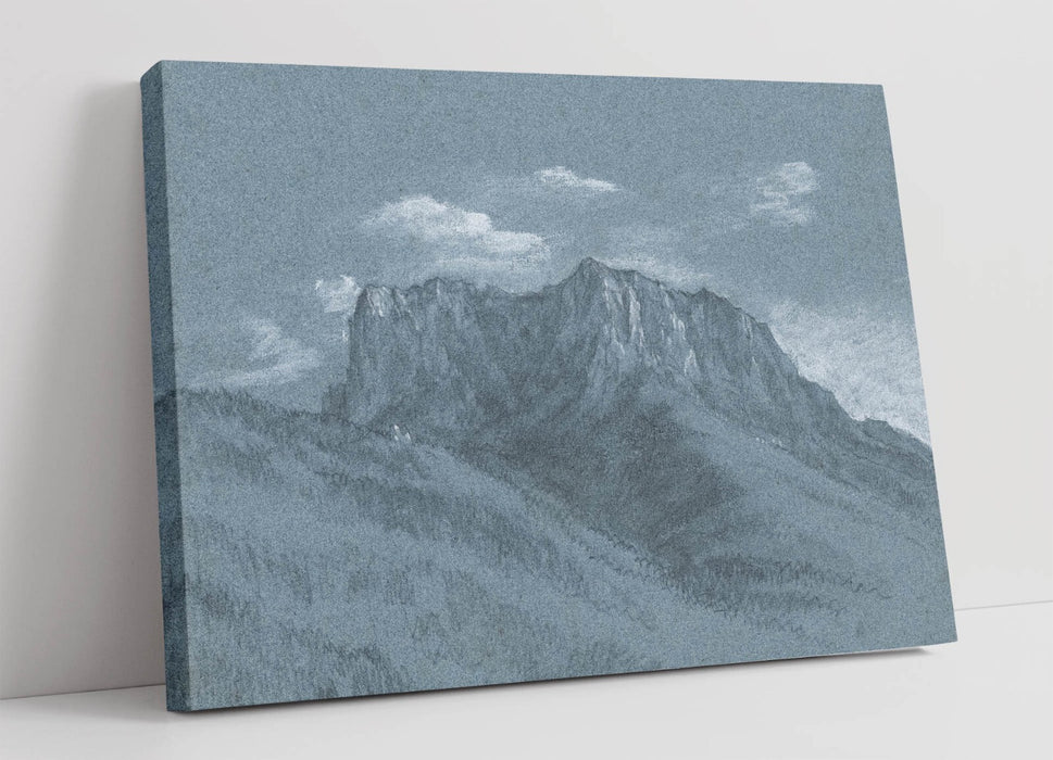 JOHANN GEORG VON DILLIS, THE RAUSCHBERG -CANVAS WALL ARTWORK PICTURE PRINT
