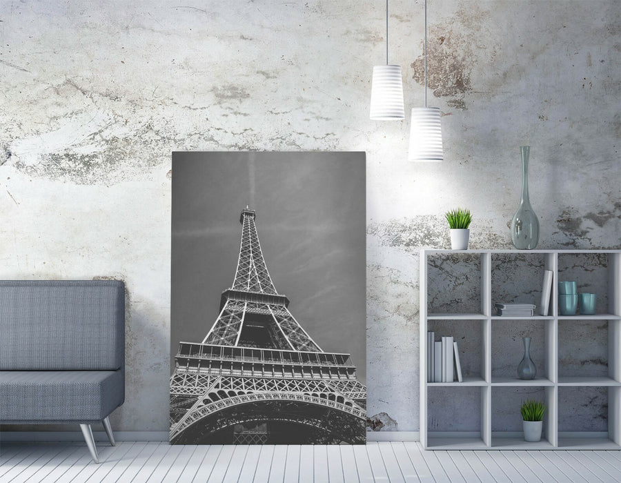 Eiffel Tower Canvas | Paris Wall Art With 30mm Deep Frame - Handmade Print