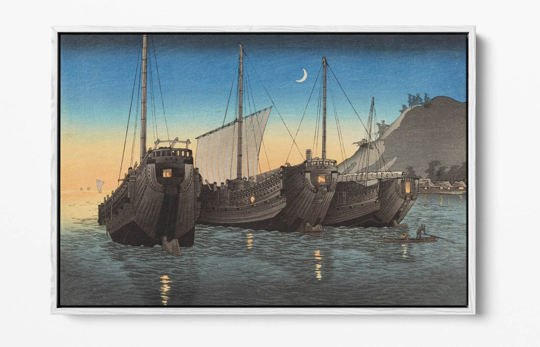 Canvas Wall Art Print Featuring Takahashi Hiroaki | Handmade Float Effect Canvas, Ready To Hang