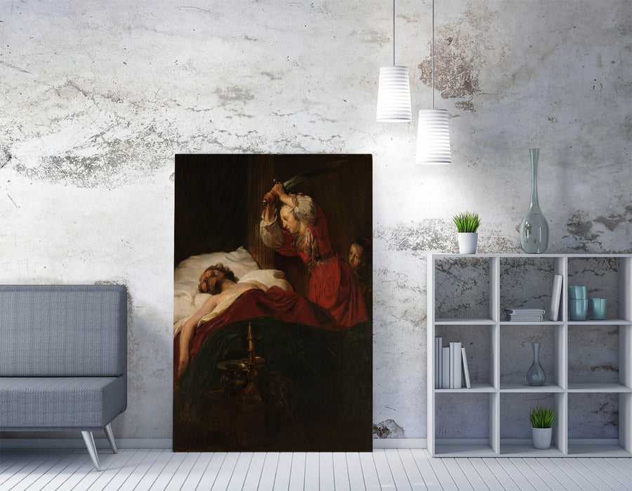 Canvas Wall Art - Judith And Holofernes Print By Jan De Bray | Premium Canvas Picture