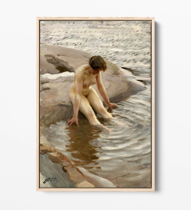 Float Effect Canvas Art – Premium Anders Zorn Wall Decor With Stylish Float Frame