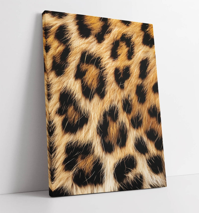 Cheetah Print Canvas - Handmade Wildlife Canvas Print | Vibrant Animal Wall Art