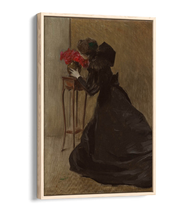 JOHN WHITE ALEXANDER, BRONZE BOWL -FLOAT EFFECT CANVAS WALL ART PRINT
